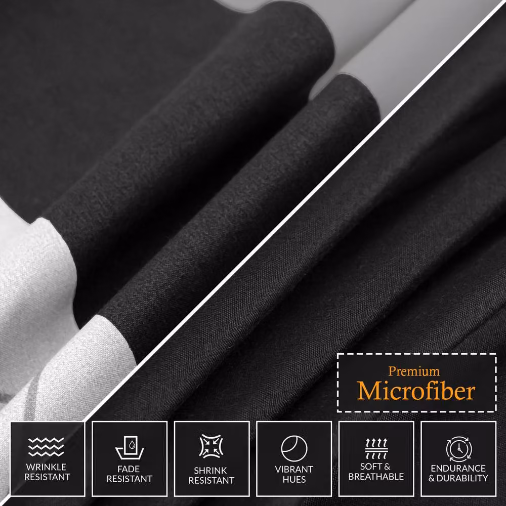 Pamposh Reversible Grey Duvet Cover and Pillowcase Set – 8
