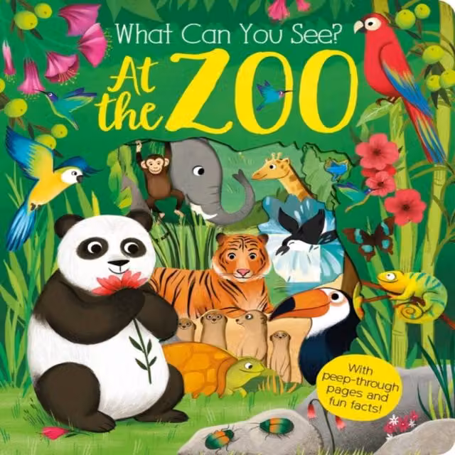 Kate Ware What Can You See at the Zoo? Multicolour Board Book
