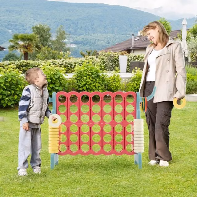 Costway 4-to-Score Dexterity Game Set in Pink