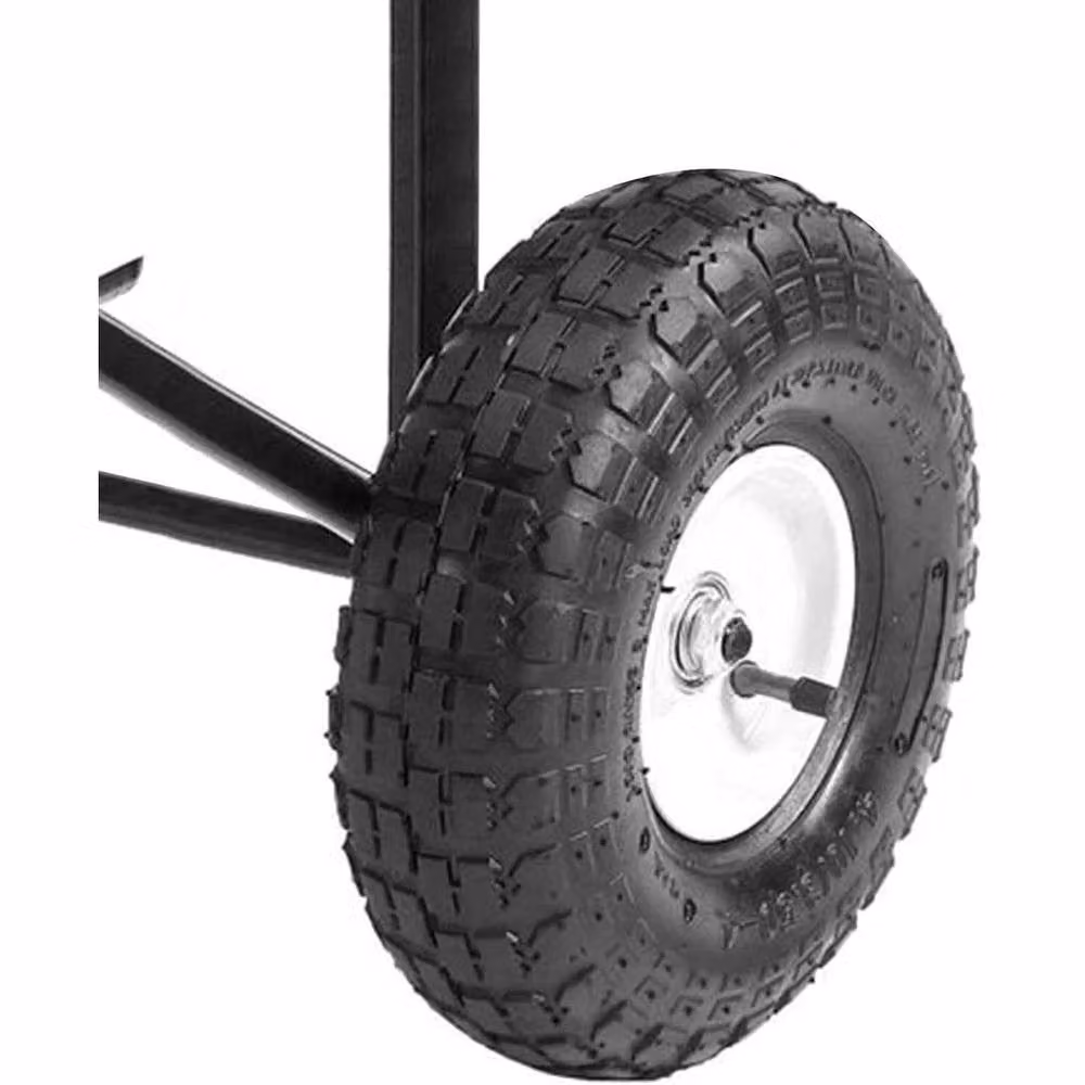 FLAVORA 2 x 10 inch Sack Truck Trolley Wheels in Black – 3