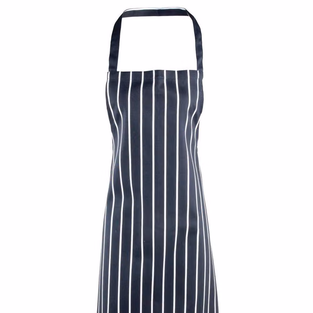 Premier Striped Cotton Bib Apron in Blue – 2