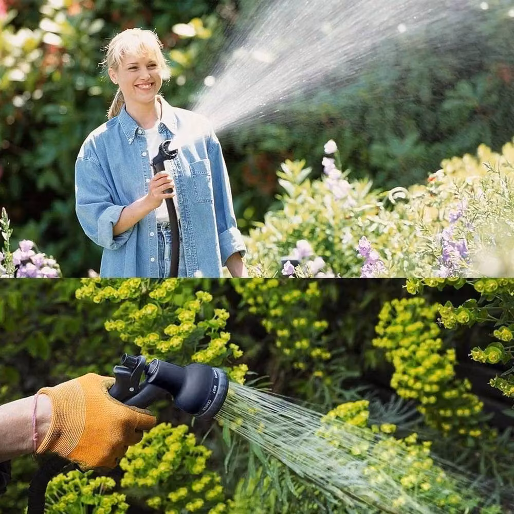 FLAVORA Heavy Duty 50FT Expandable Garden Hose Pipe in Black – 2