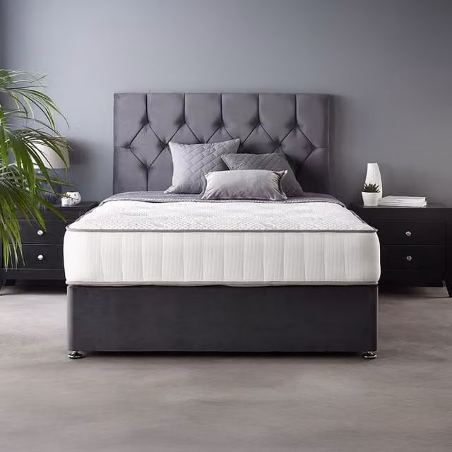 Aspire Natural Cashmere 1000 Pocket Mattress, White, W/D/H: 90 x 190 cm