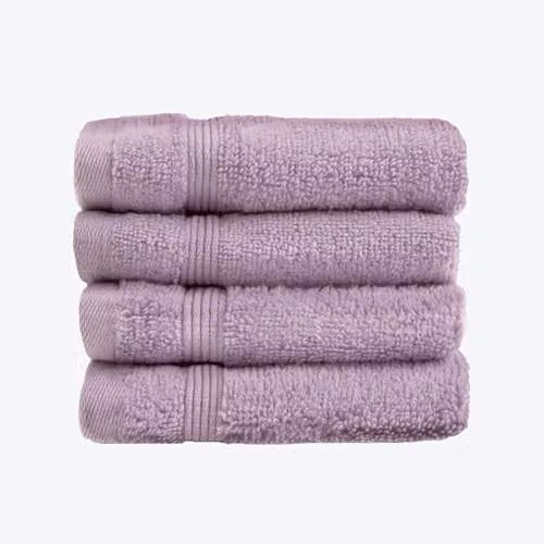 Allure Bath Fashions Luxury Zero Twist Egyptian Cotton Face Cloths, Pack of 4, Purple, W/D/H: 30 x 30 x 30 cm – 2