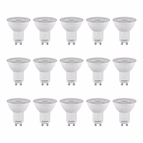 Sylvania GU10 LED Light Bulbs, 4.2W, 50W Equivalent, 1725 Lumens, Neutral White 4000K, 5 Pack – 1