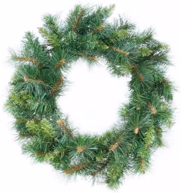 KDMD Imperial Majestic Greenery Wreath in Green, Diameter: 45 cm