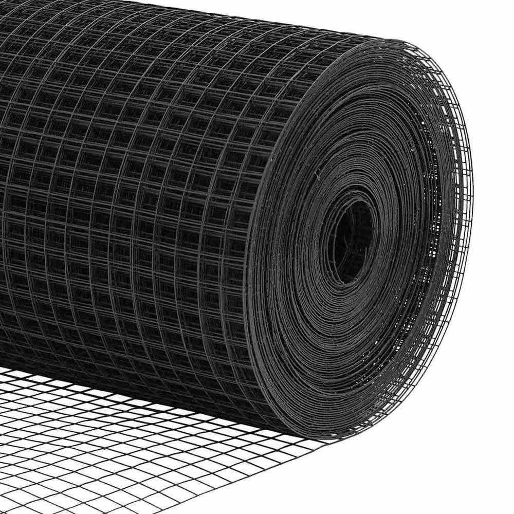 Berkfield Home Grey Steel Welded Wire Fence with 13 Posts, 0.8 x 50 m – 6
