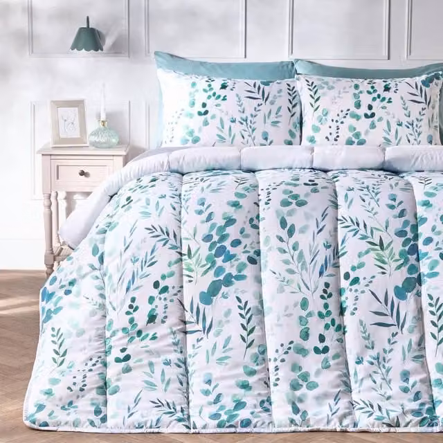 OHS Floral 10.5 TOG King Size Duvet and Pillowcase Set in Multicolour