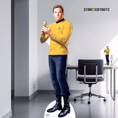 Star Cutouts Captain Kirk Cardboard Cut Out, Height: 179 cm – 2