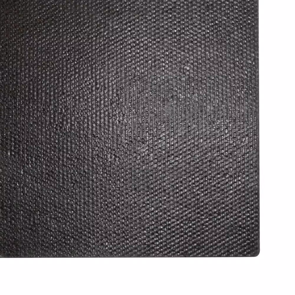 Berkfield Home Black Tufted Coir Door Mat, W: 80 cm, D: 100 cm – 4