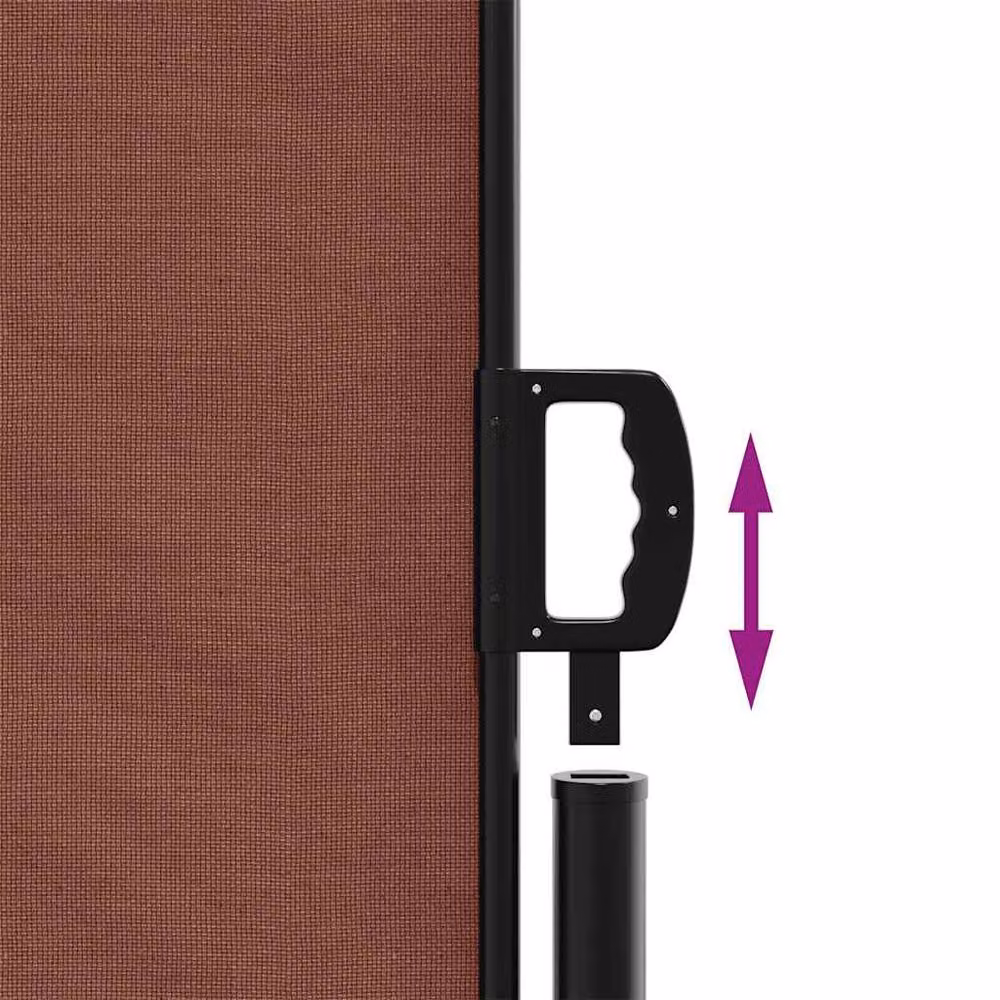 Berkfield Home Retractable Single Side Awning in Brown, W/H: 300 x 117 cm – 3