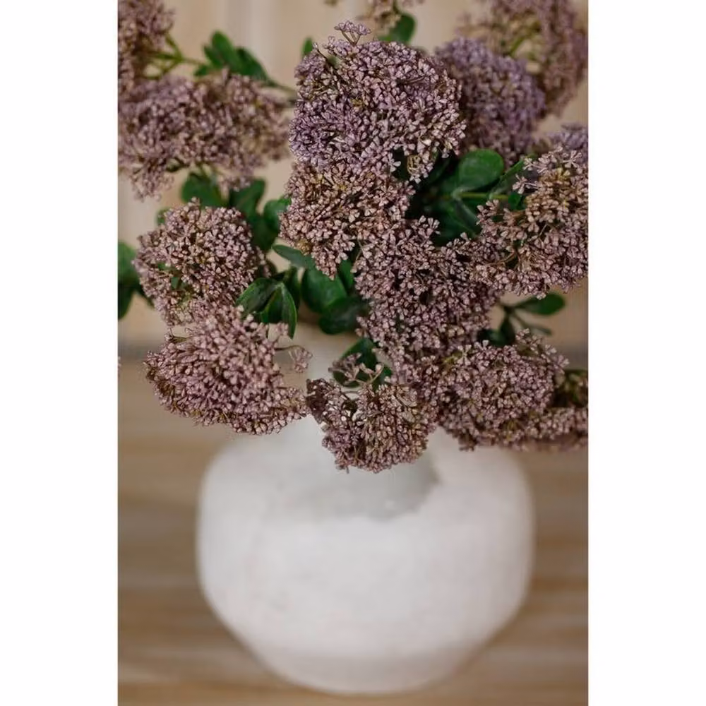 Lemon Pavilion Furniture and Decor Purple and Green Sedum Succulent Spray, Height: 58 cm – 3