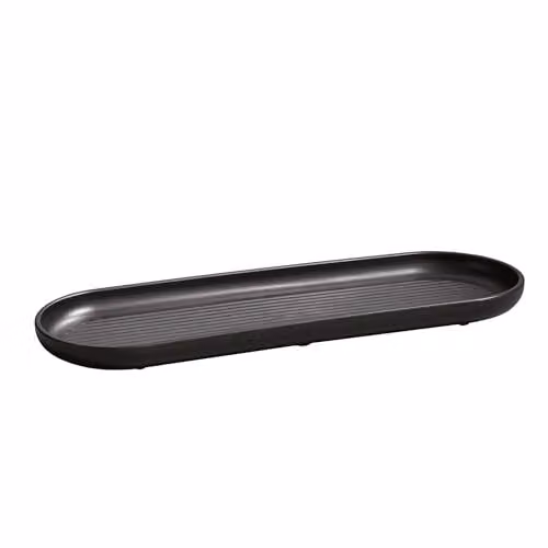 ReBorn Recycled Bathroom Tray Larger Organiser in Graphite Black
