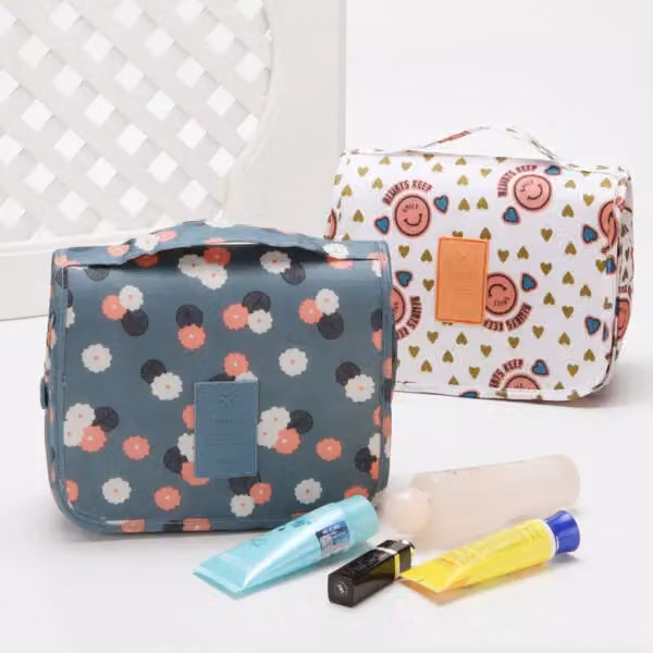 Leaper Pack of 2 Blue Foldable Fabric Portable Travel Storage Bags – 2