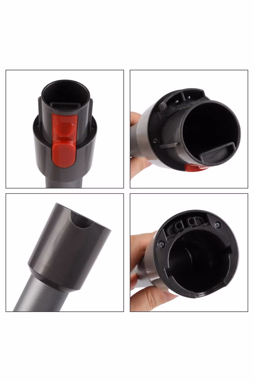 KDMD Quick Release Wand Tube Pipe Compatible with Dyson V7 V8 V10 in Silver – 2