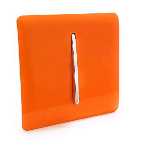 Trendi Modern Orange and Chrome Home Automation Switch – 2