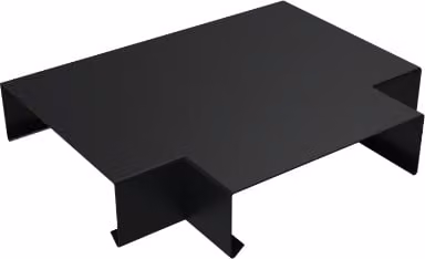 ARP Aluminium Coping T Junction for 141-200mm Wall, 260mm, Black (9005 Matt)