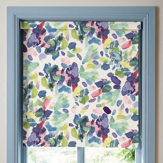 Bluebellgray Palette Made To Measure Blackout Roller Blind in Multicolour Graphic Design
