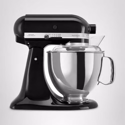 KitchenAid Artisan Stand Mixer in Black and Green with Stainless Steel Finish – 5