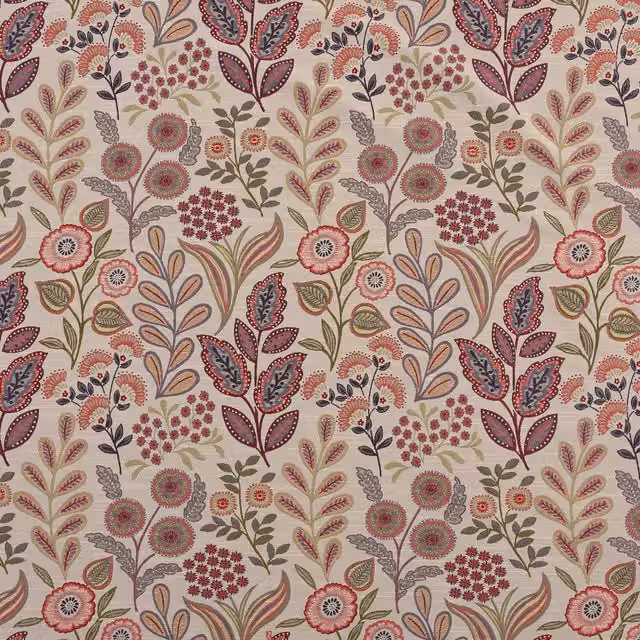 Terrys Multicolour Beige and Red Woven Fabric