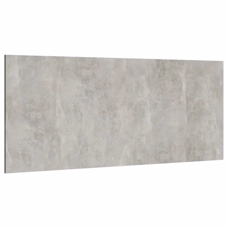Berkfield Home Bed Headboard in Concrete Grey, W/D/H: 200 x 1.5 x 80 cm