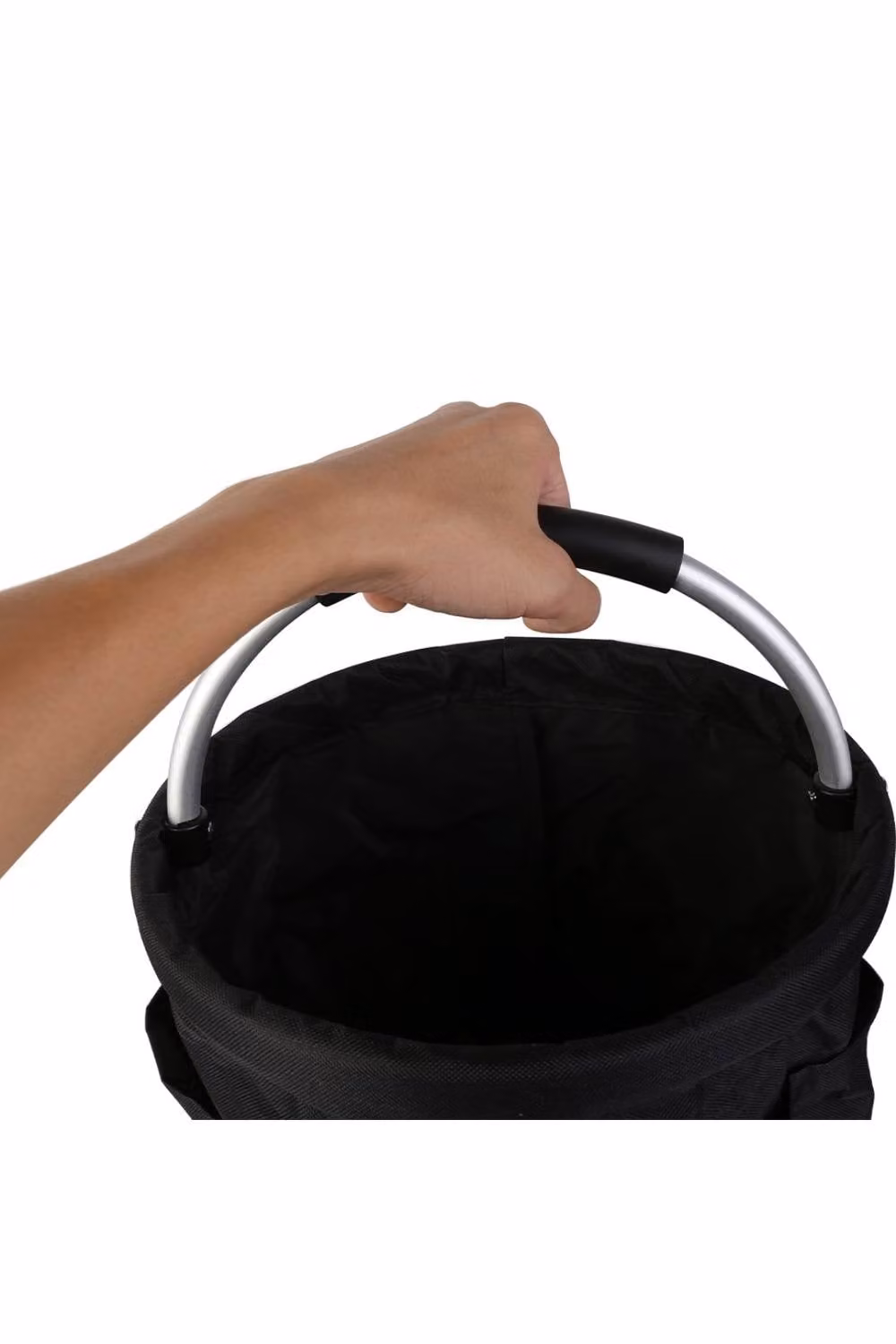 KDMD Collapsible Cleaning Basket with Handles, Black Multifunctional Textile Bag – 2
