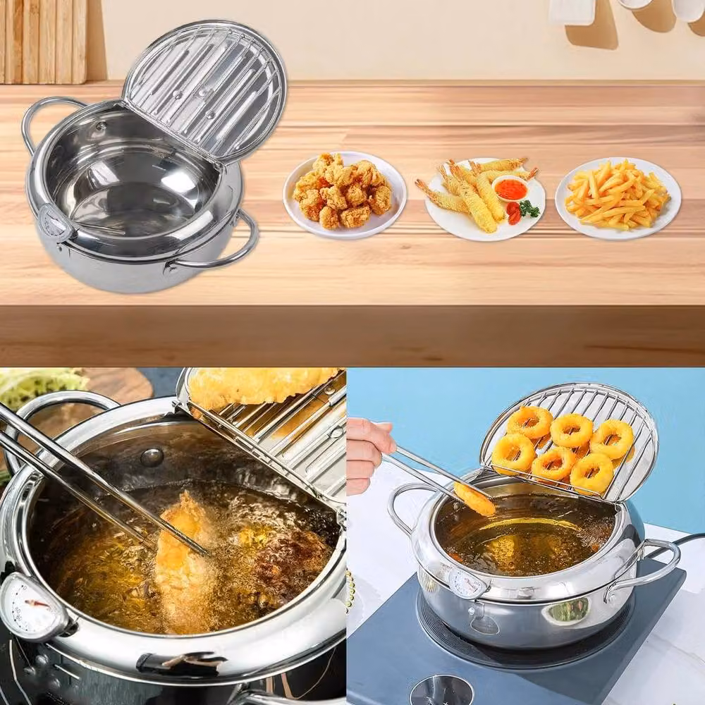 PAWNORA 2.2L Chip Deep Fat Fryer in Silver – 3
