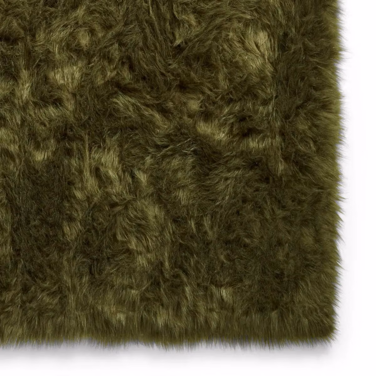 The Rug Shop UK Green Modern Shaggy Plain Easy To Clean Area Rug W: 160 cm, D: 230 cm – 3