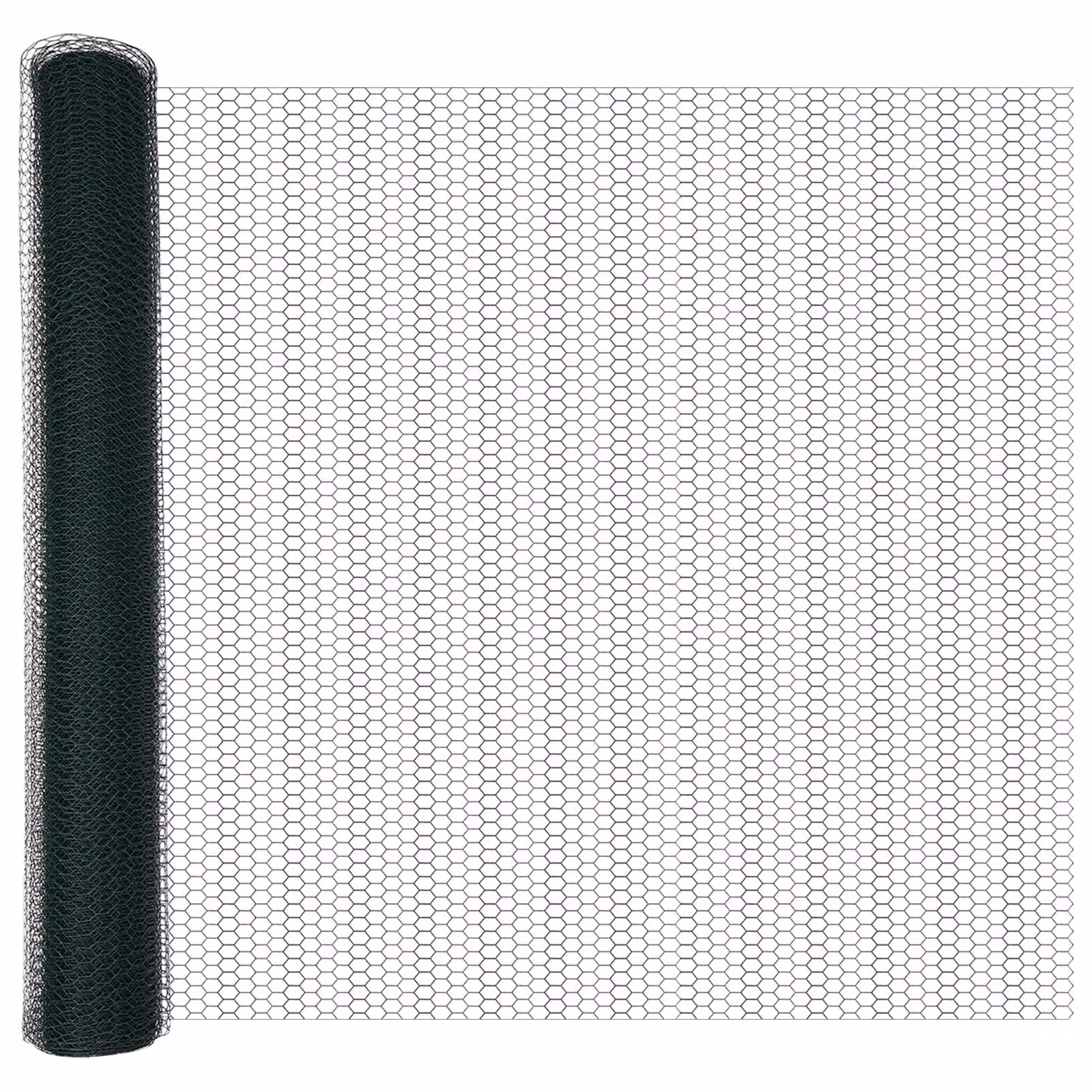 Berkfield Home Green Hexagon Steel Garden Fence, Powder-Coated Galvanised Steel, 1 x 10 m – 4