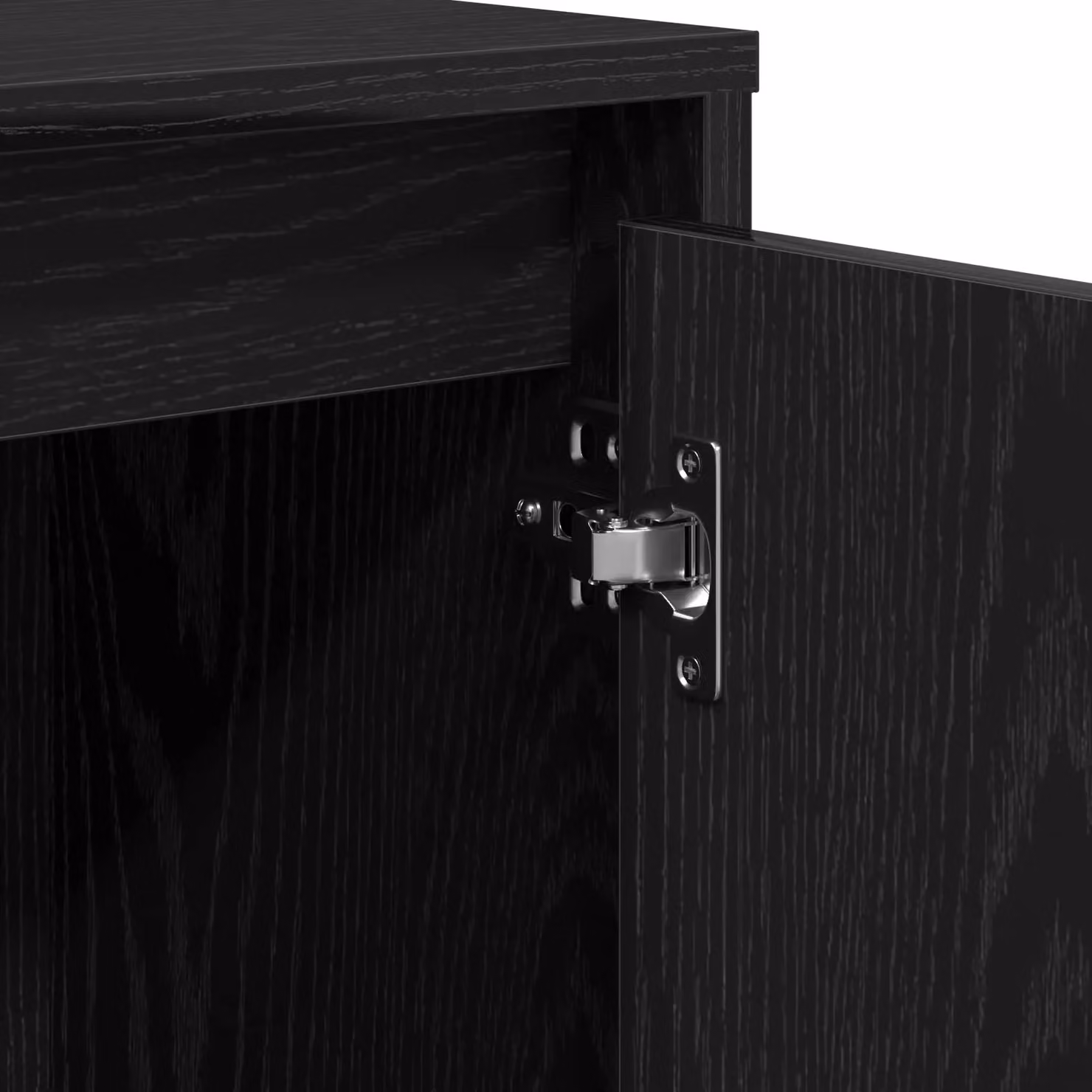 Berkfield Home Modern Black Oak Sideboard in Engineered Wood – 3