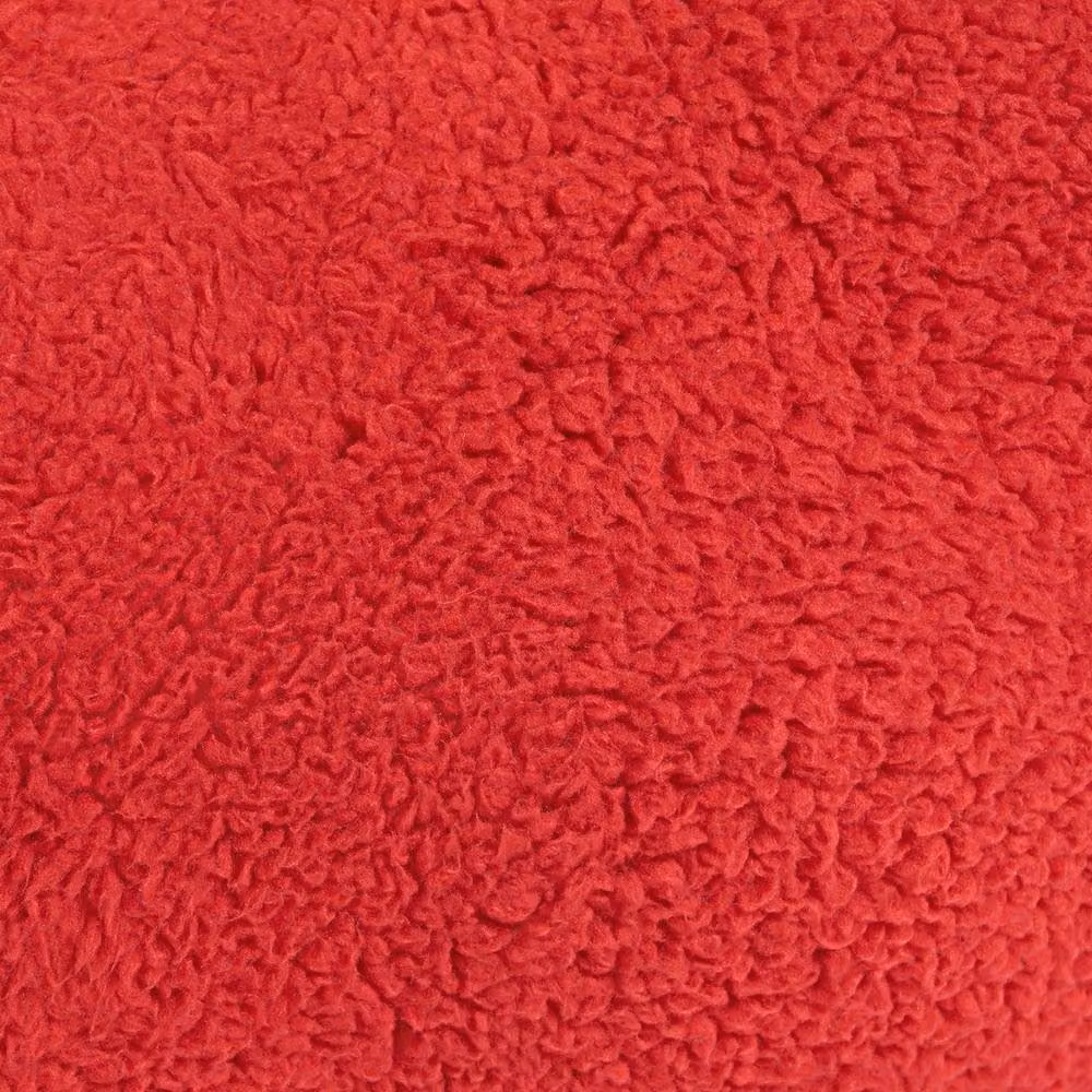 OHS French Fries Cuddle Cushion in Red, Soft Teddy Fleece Reading Pillow for Adults, W/D/H: 80 x 43 x 40 cm – 3