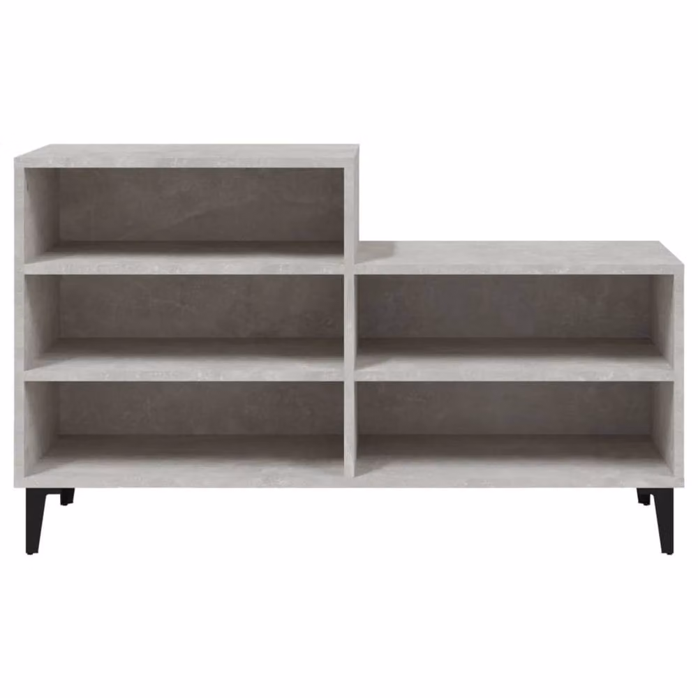 Berkfield Home Industrial Shoe Cabinet in Grey, W/D/H: 102 x 36 x 60 cm – 3