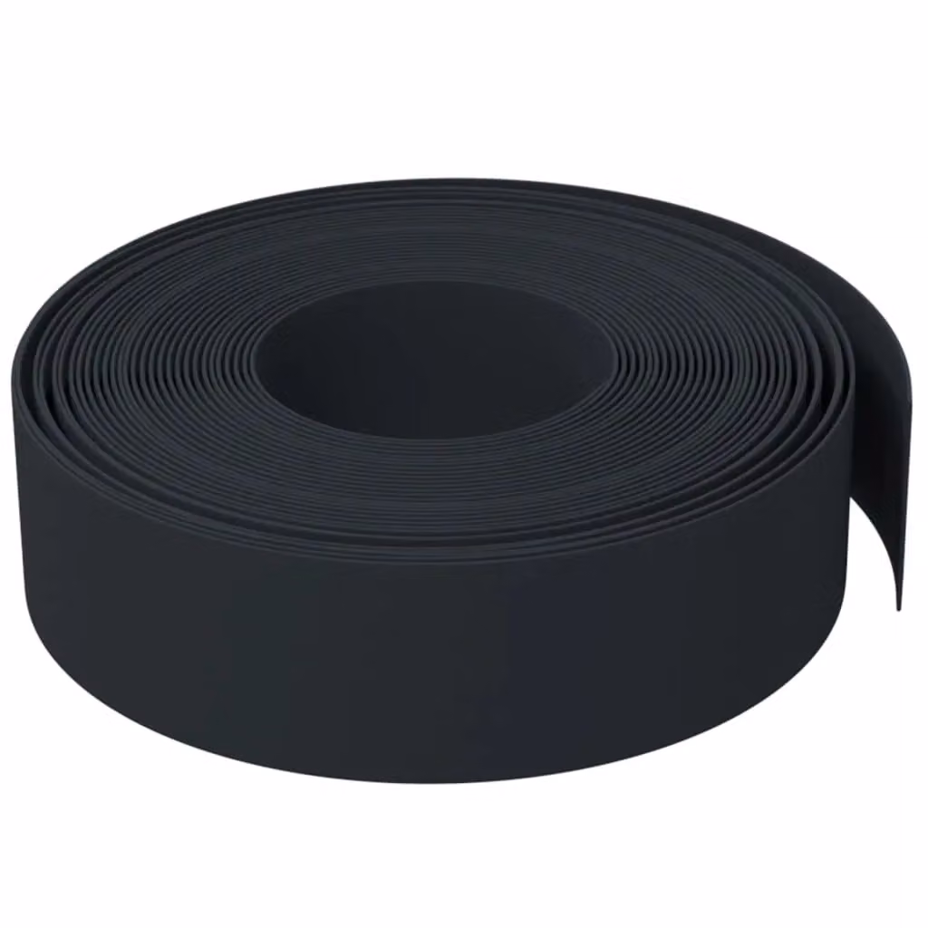 Berkfield Home Garden Edgings, 2 Pack, Black, 10 m, Height: 15 cm – 3