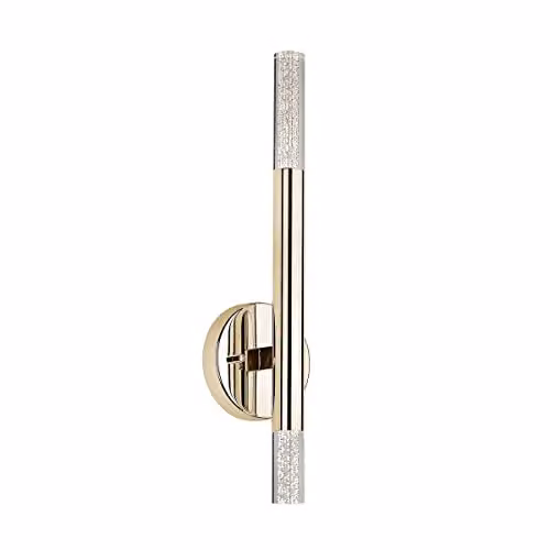 Netlighting Zumaline One Up Down Integrated LED Wall Light in Gold/Brass, 3000K, 900Lm