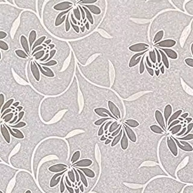 Syntego Pack of 10 Silver Flower Construction Paper Sheets, A4