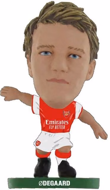 SoccerStarz Arsenal FC Martin Odegaard Football Figurine, Multicolour and Red – 1