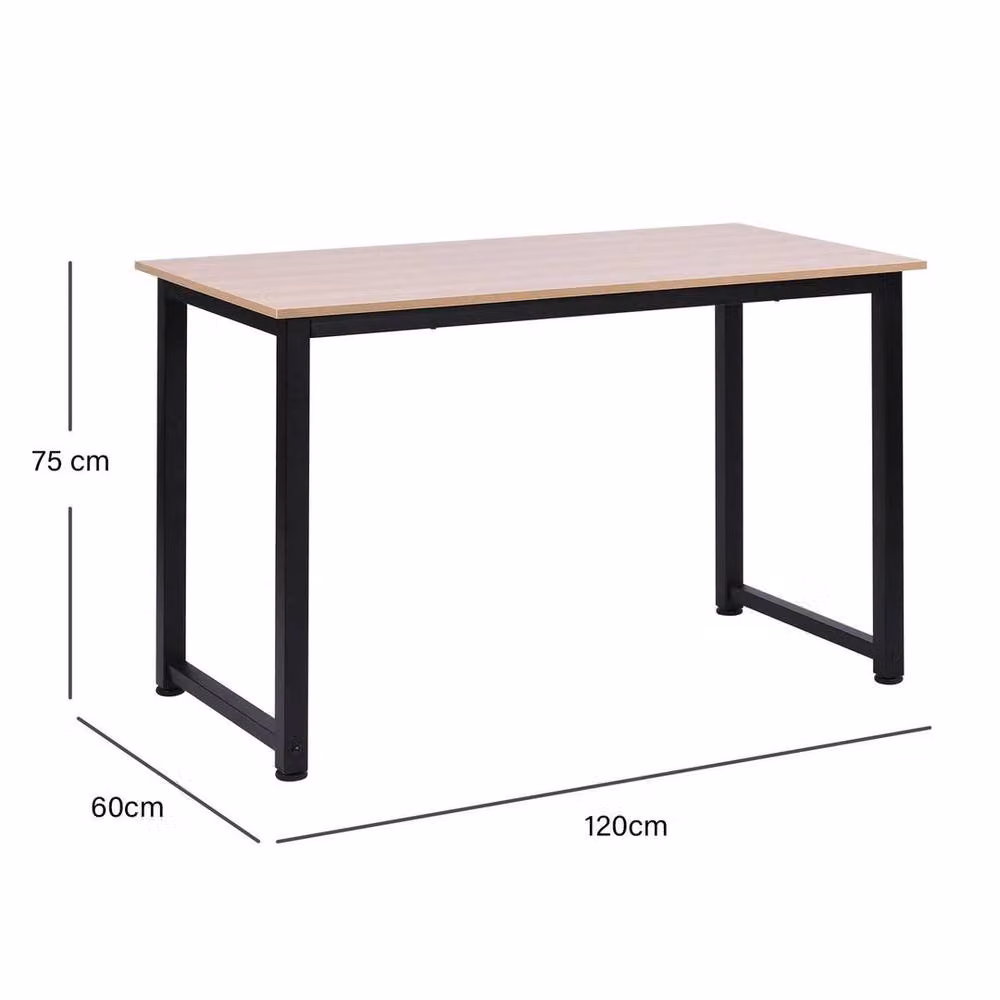 EONLION Modern Brown Computer Desk for Home Office, Width: 120 cm – 2