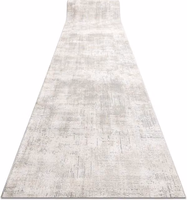 RugsX Modern Abstract Tuls Table Runner in Grey, W/D/H: 80 x 230 cm – 1