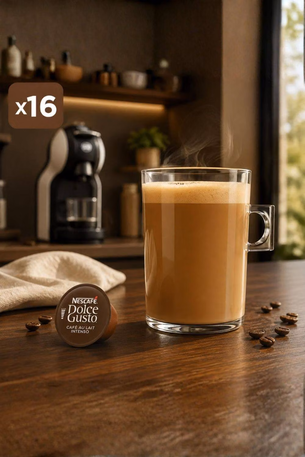 Nescafe Dolce Gusto Cafe Au Lait Intenso Coffee Pods, 48 Servings, Brown – 3
