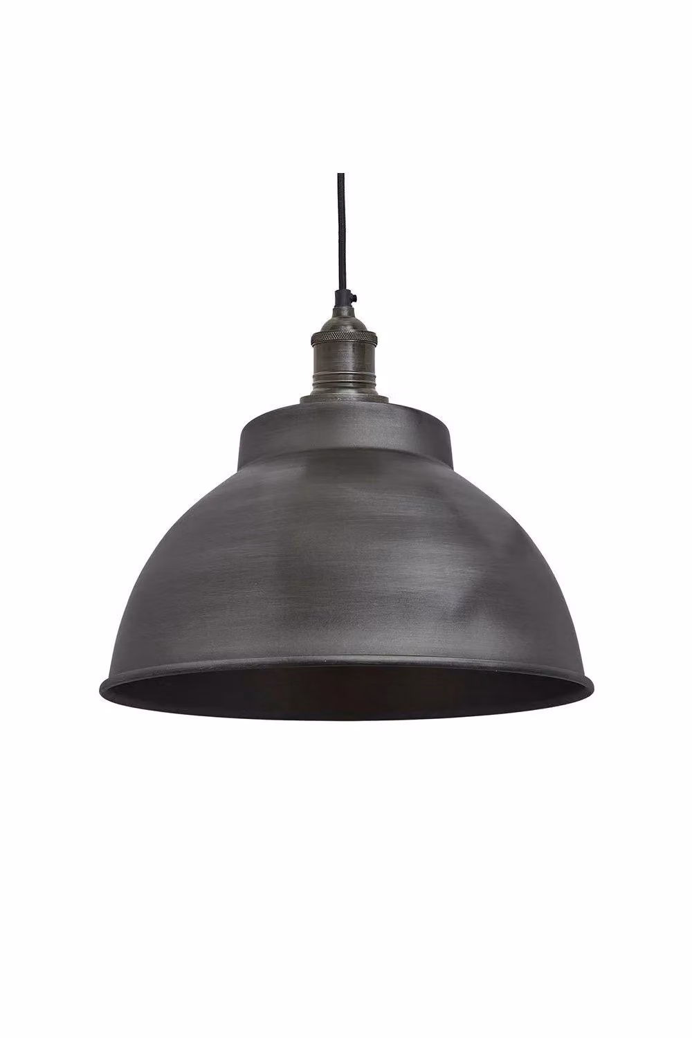Industville Brooklyn Dome Pendant Light in Grey Metal – 2