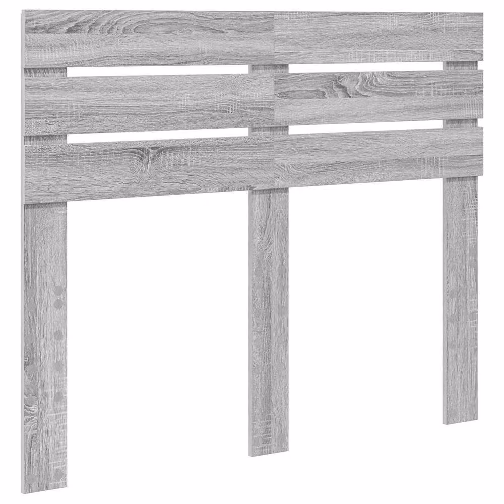 Berkfield Home Sonoma Bed Frame in Grey Solid Pine Wood, W: 135 cm, L: 190 cm – 2