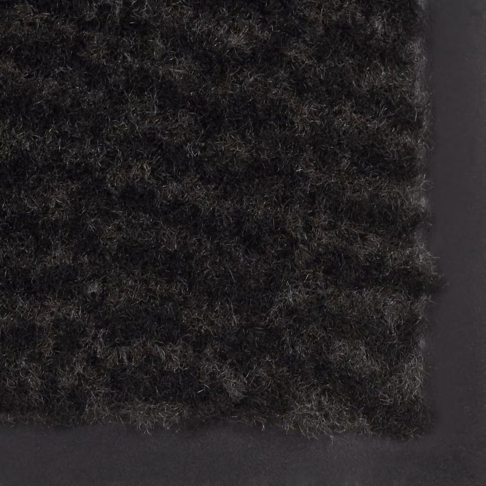 Berkfield Home Non-Slip Rectangular Tufted Dust Control Mat, Black, W: 60 cm, D: 90 cm – 3