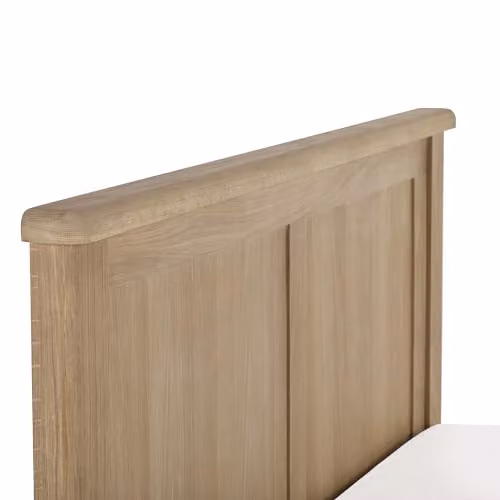 Julian Bowen Memphis King Size Oak Wood Bed Frame, Beige, W/D/H: 180 x 200 x 105 cm – 3