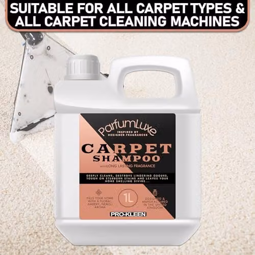 Pro-Kleen Parfum Luxe Carpet Shampoo 2 x 1L with Floral, Amber and Neroli Fragrance – 2