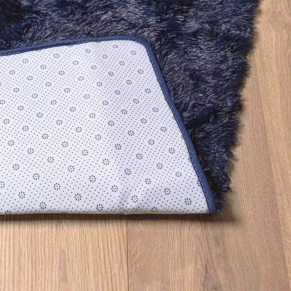Berkfield Home NAVARRA Shaggy High Pile Rug, Blue, W: 60 cm, D: 100 cm – 4