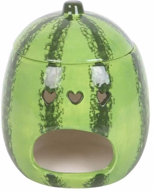 Something Different Green Watermelon Ceramic Tealight Oil Burner