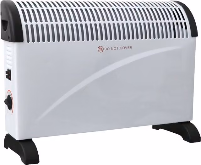 Oypla 2kW Freestanding Electrical Convector Heater, White