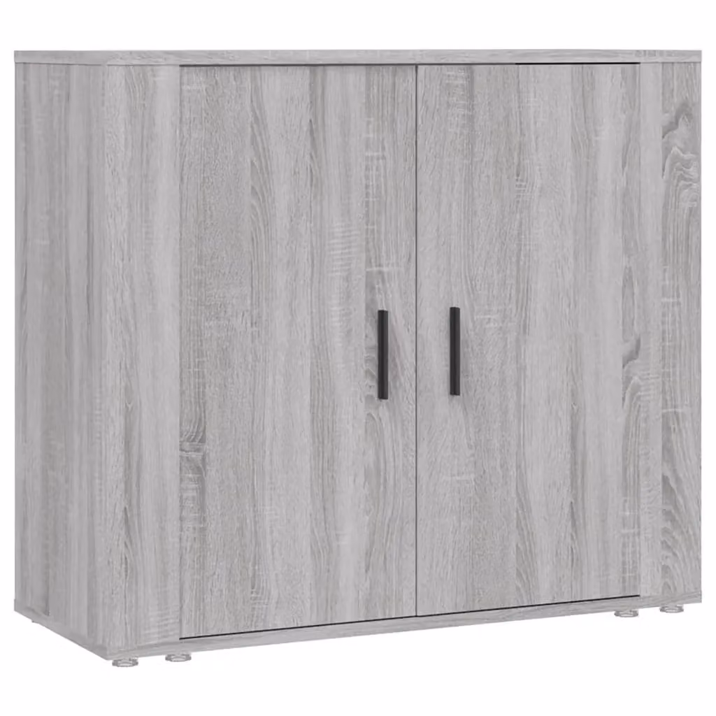 Berkfield Home Grey Sonoma Sideboard in Engineered Wood W/D/H: 80 x 33 x 70 cm – 2