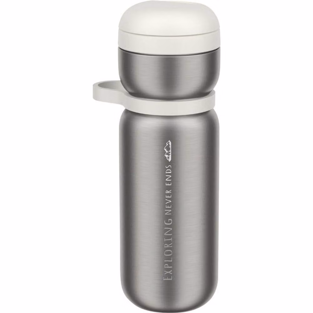 Mepal Twist Insulated Sports Bottle, 600ml, White and Silver – 2