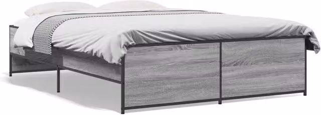 Berkfield Home Sonoma Double Bed Frame in Grey